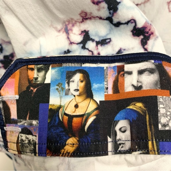 Robert Graham Marble Artwork Print Long Sleeve Button Shirt Classic Fit Size M - Picture 9 of 16